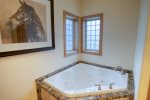 Romantic tub in master suite